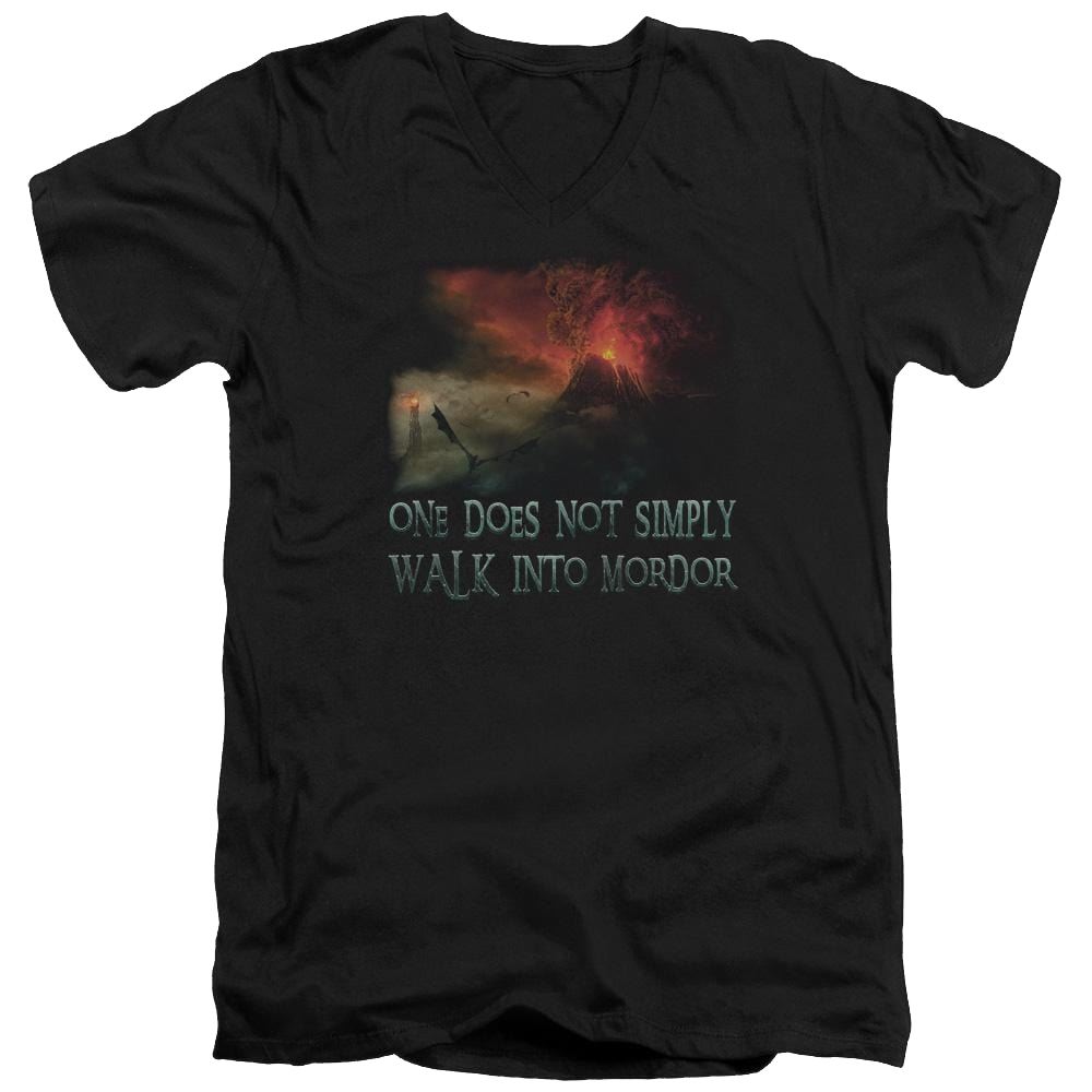 Lord of the Rings Walk In Mordor Men's V-Neck T-Shirt Men's V-Neck T-Shirt Lord Of The Rings