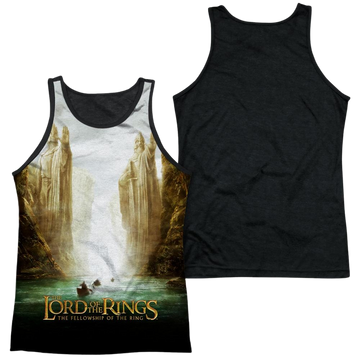 Lord of the Rings Fellowship Poster men's black back tank