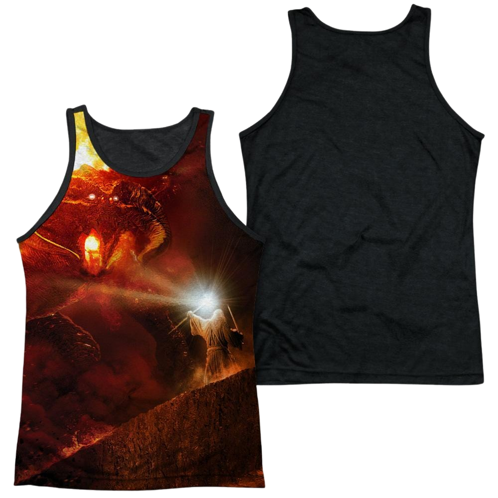 Lord of the Rings No Passing Men's Black Back Tank Men's Black Back Tank Lord Of The Rings
