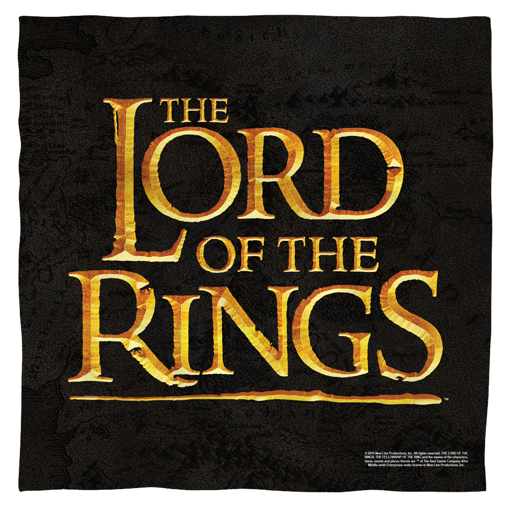 Lord of the Rings Trilogy, The Lor Logo - Bandana Bandanas Lord Of The Rings