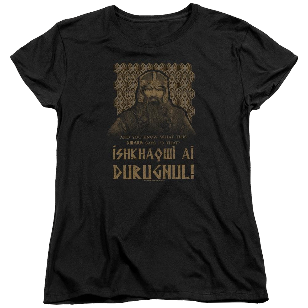 Lord of the Rings Ishkhaqwi Durugnul Women's T-Shirt Women's T-Shirt Lord Of The Rings
