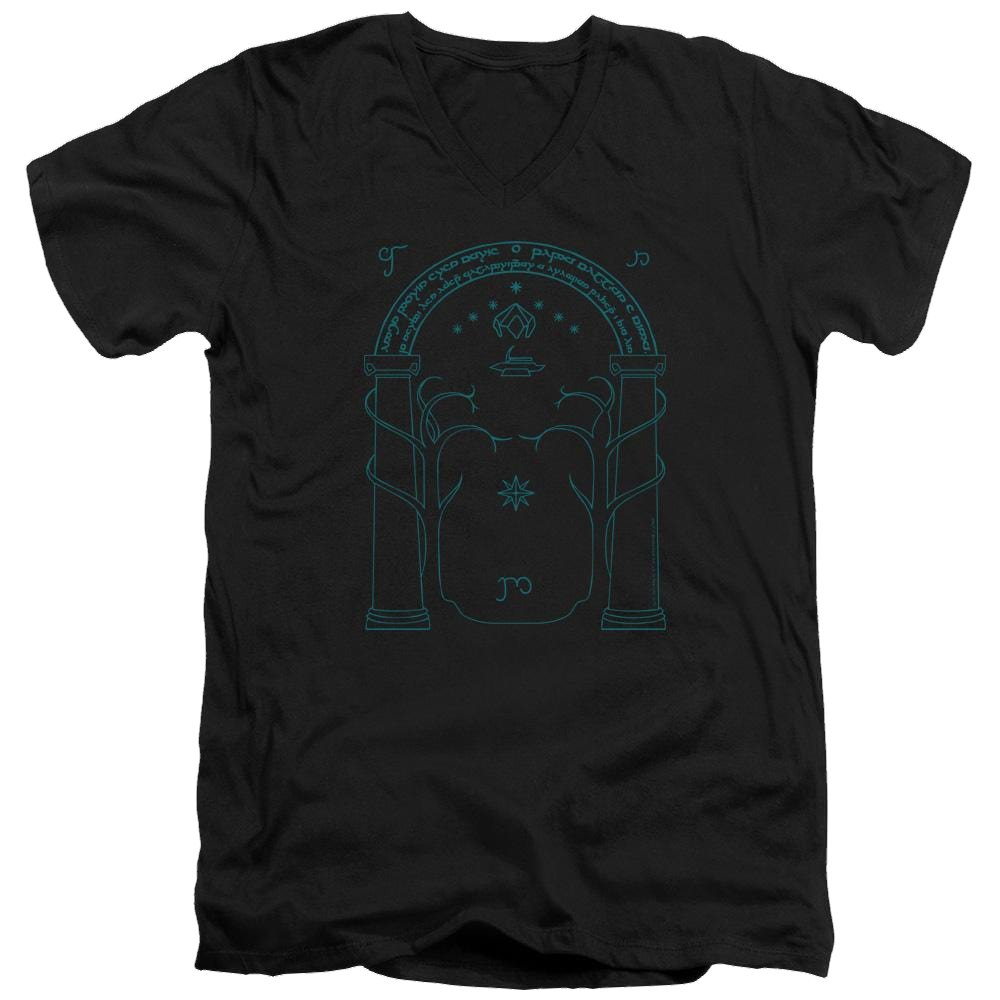Lord of the Rings Doors Of Durin Men's V-Neck T-Shirt Men's V-Neck T-Shirt Lord Of The Rings