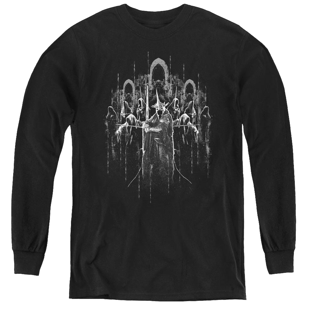 Lord Of The Rings Trilogy, The The Nine - Youth Long Sleeve T-Shirt Youth Long Sleeve T-Shirt Lord Of The Rings