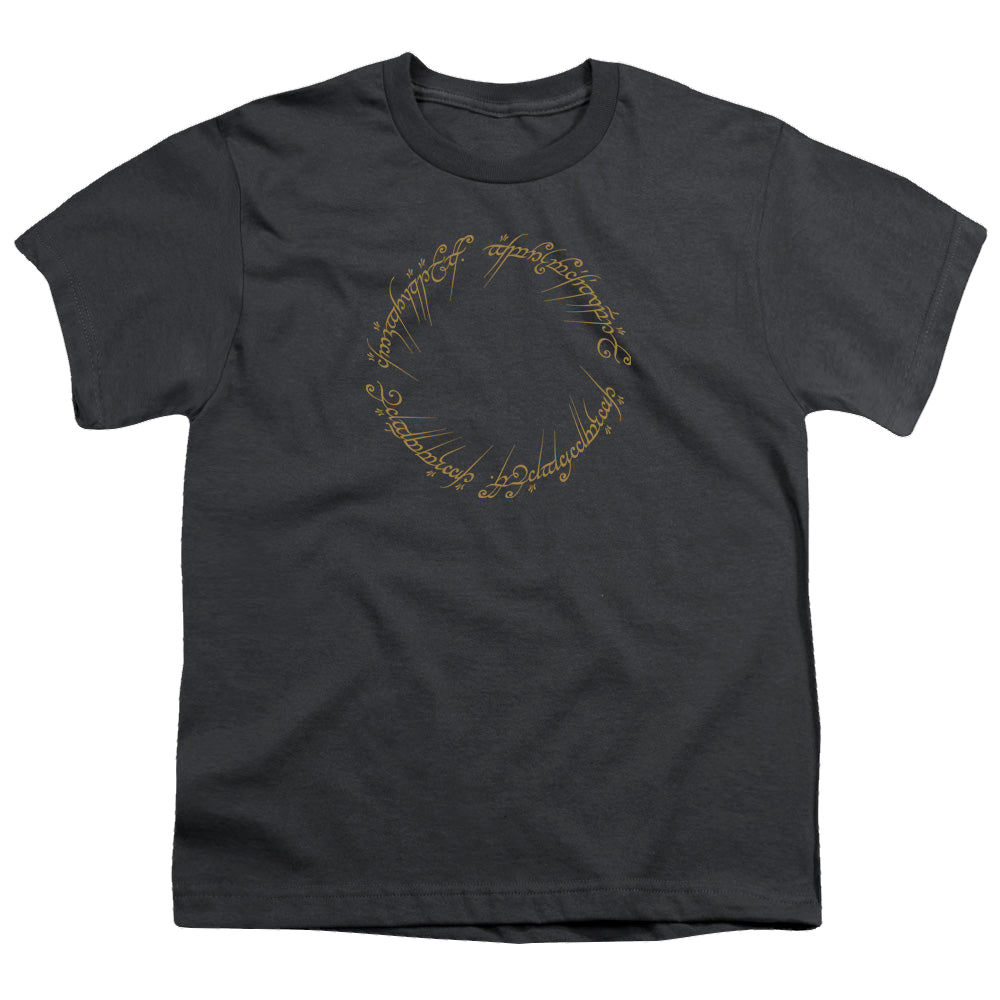 Lord of the Rings Trilogy, The One Ring - Youth T-Shirt Youth T-Shirt (Ages 8-12) Lord Of The Rings
