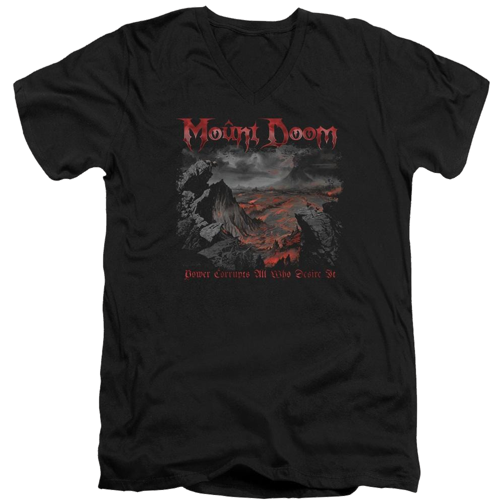 Lord of the Rings Power Corrupts Men's V-Neck T-Shirt Men's V-Neck T-Shirt Lord Of The Rings