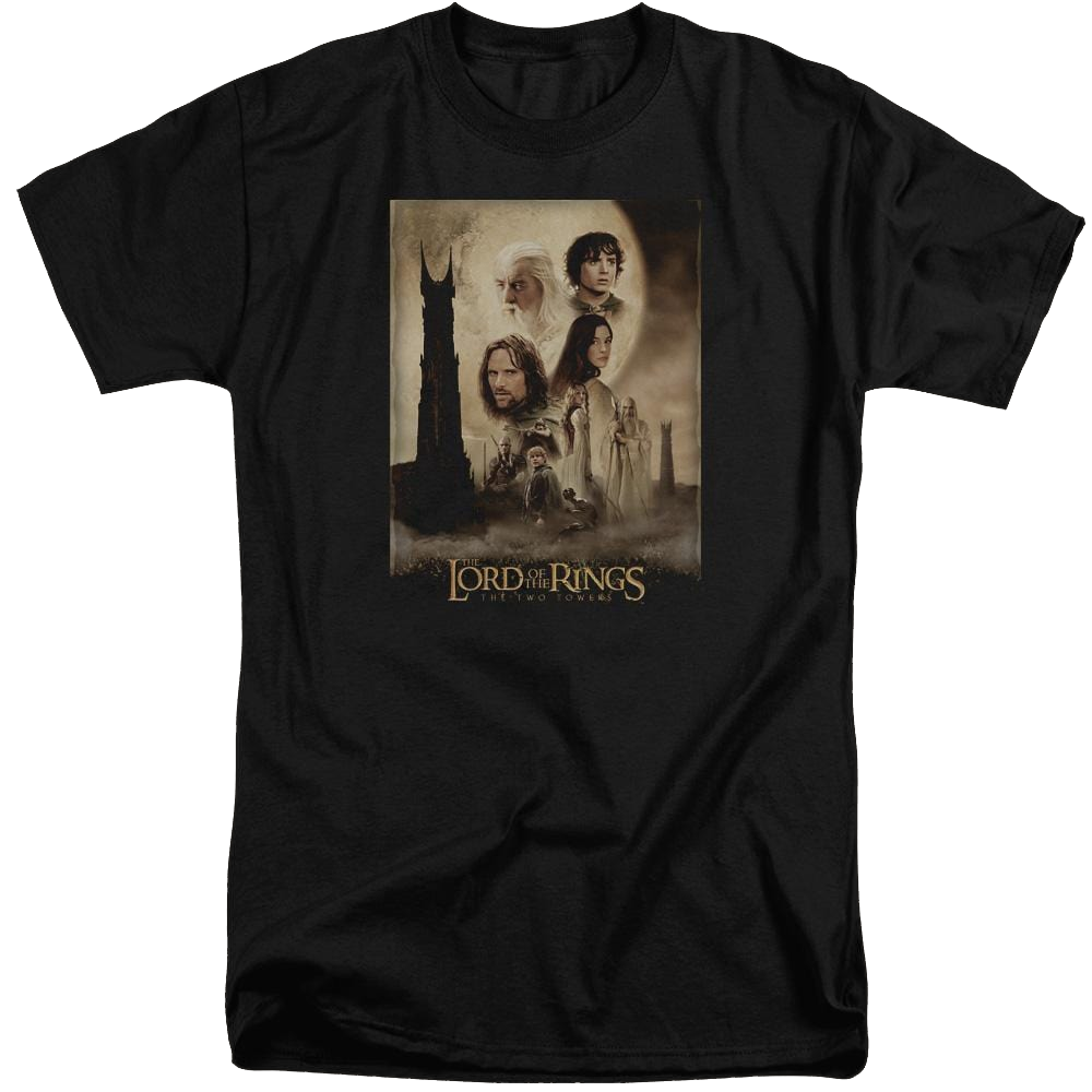 Lord of the Rings Tt Poster Men's Tall Fit T-Shirt Men's Tall Fit T-Shirt Lord Of The Rings
