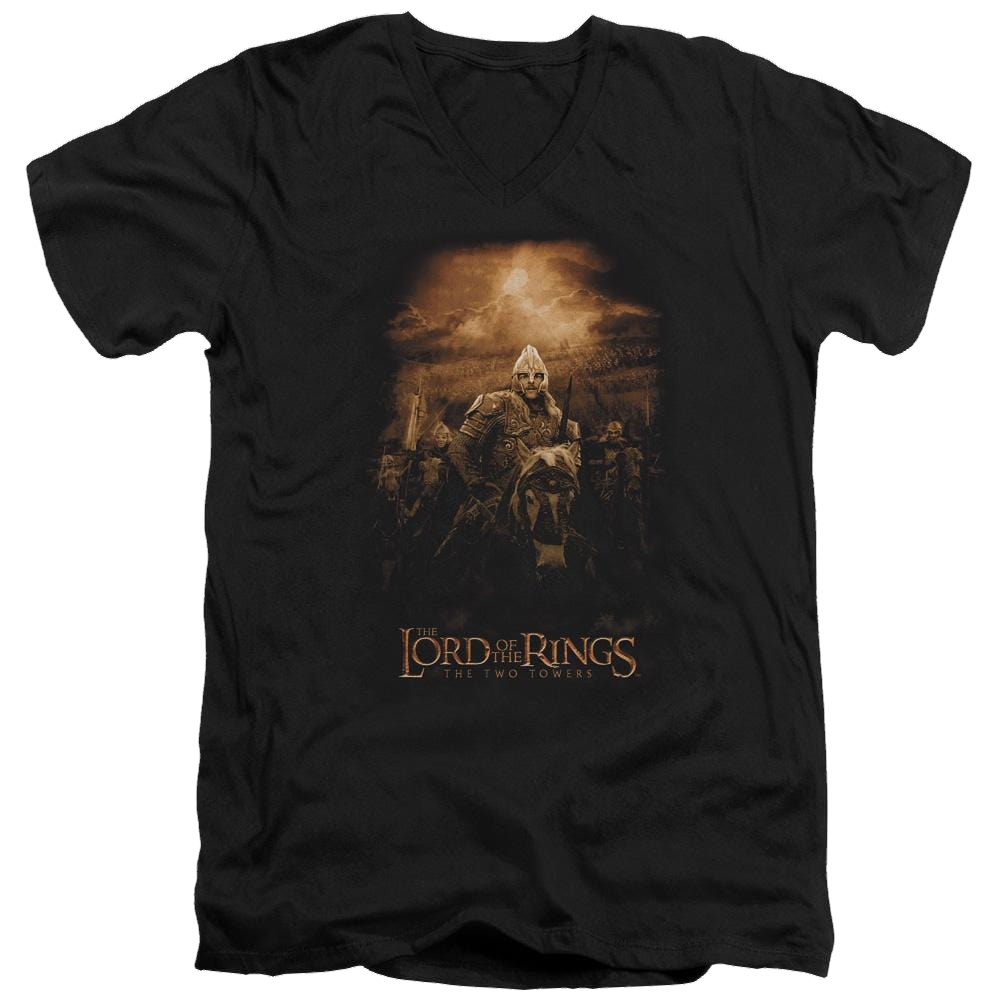 Lord of the Rings Riders Of Rohan Men's V-Neck T-Shirt Men's V-Neck T-Shirt Lord Of The Rings