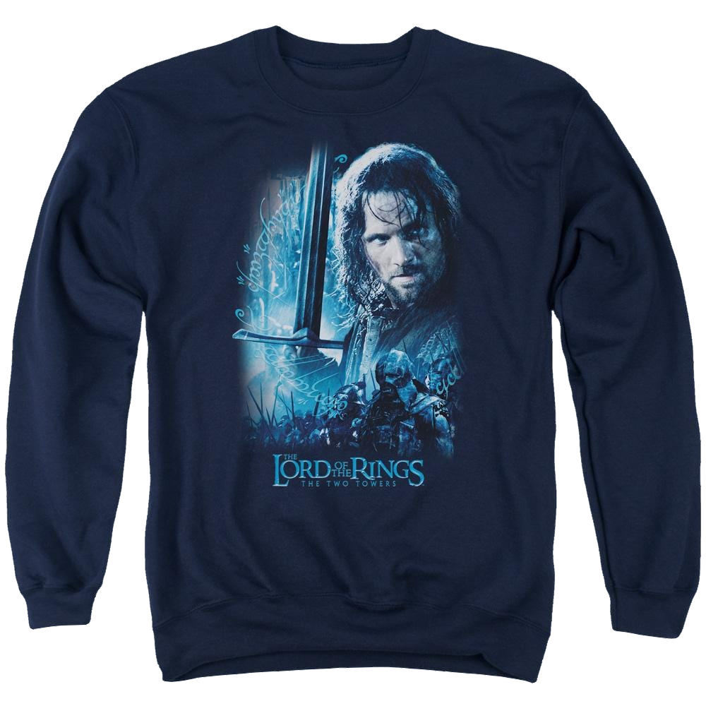 Lord of the Rings King In The Making Men's Crewneck Sweatshirt Men's Crewneck Sweatshirt Lord Of The Rings