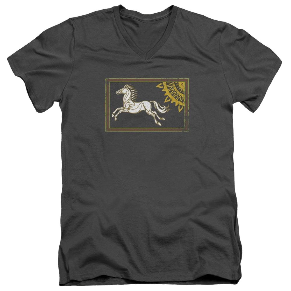 Lord of the Rings Rohan Banner Men's V-Neck T-Shirt Men's V-Neck T-Shirt Lord Of The Rings