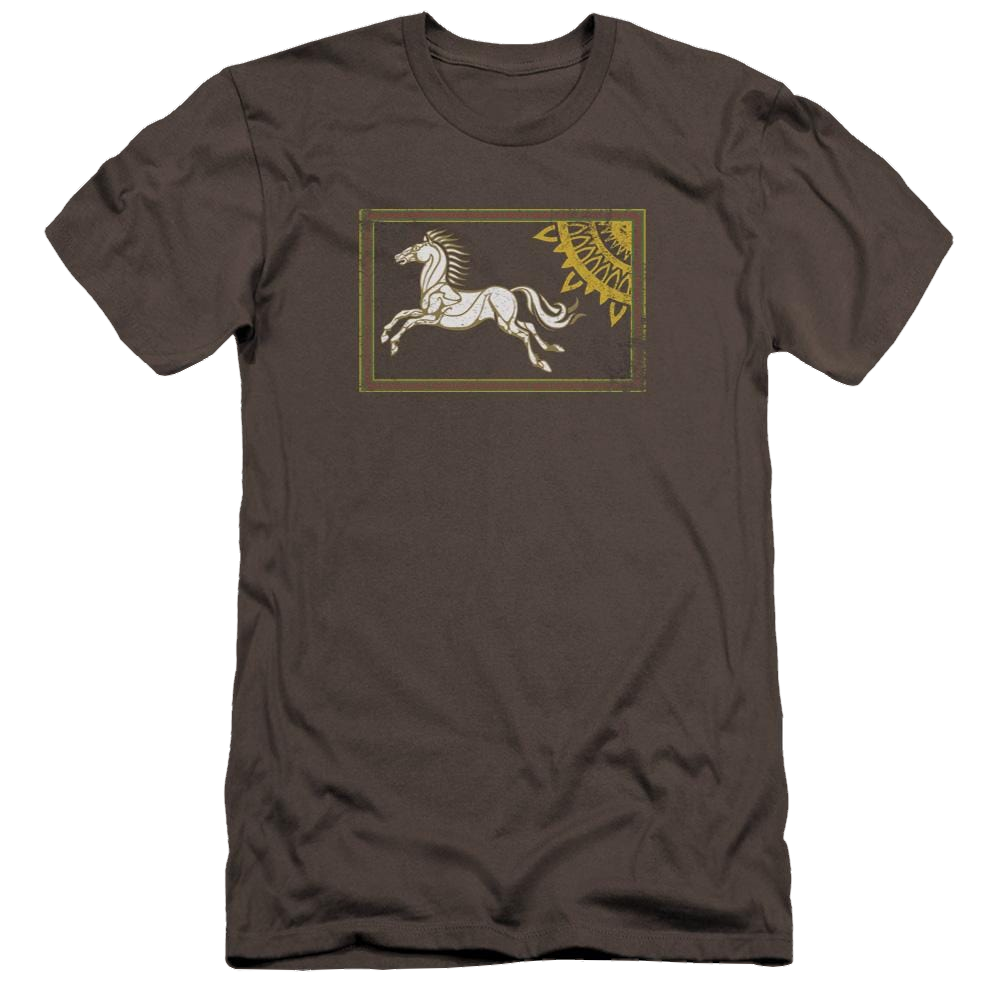 Lord of the Rings Rohan Banner Men's Premium Slim Fit T-Shirt Men's Premium Slim Fit T-Shirt Lord Of The Rings