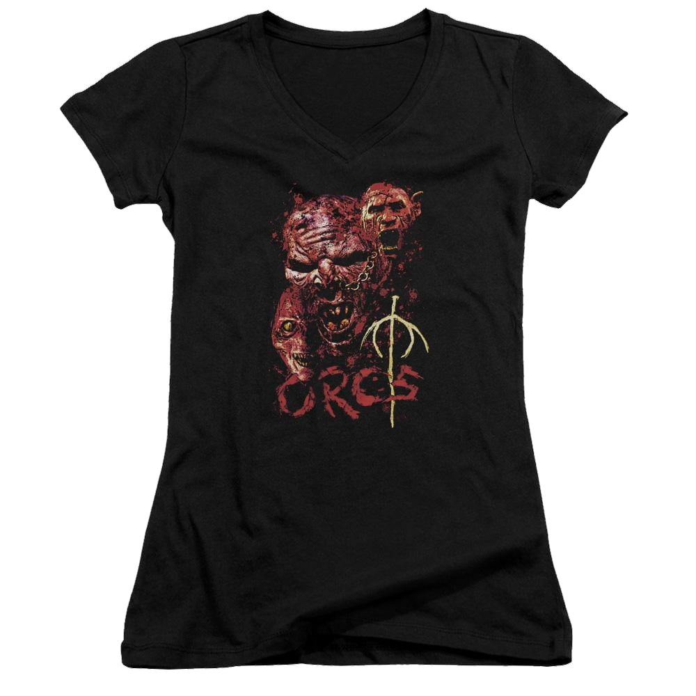 Lord of the Rings Orcs Juniors V-Neck T-Shirt Juniors V-Neck T-Shirt Lord Of The Rings