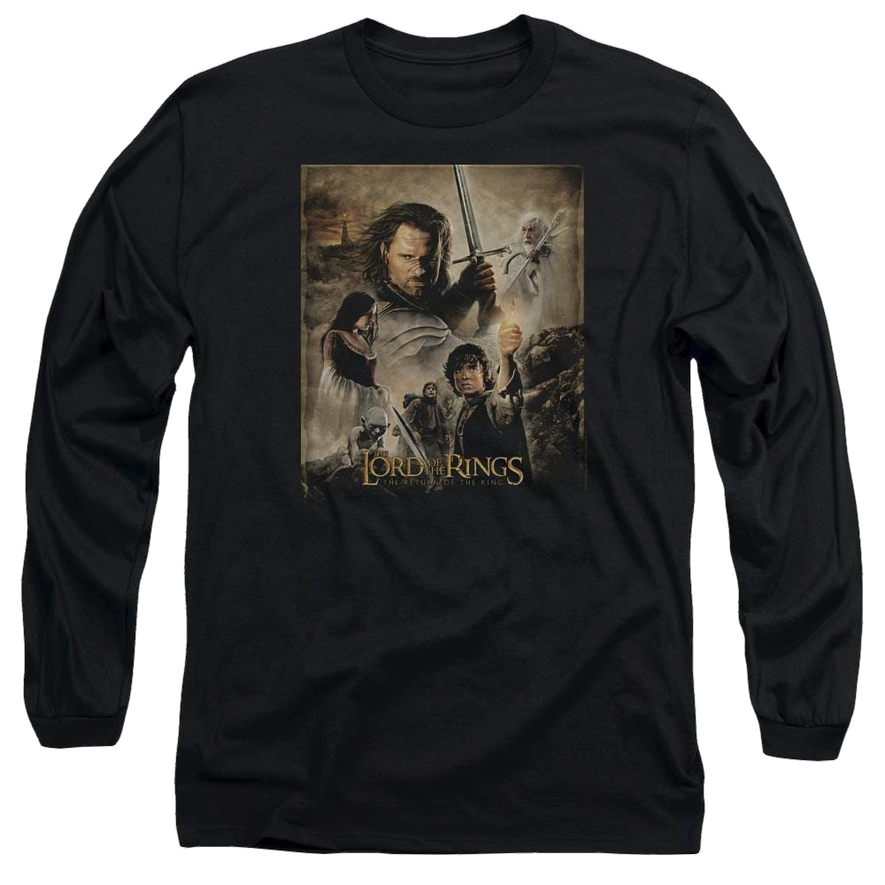 Lord of the Rings Rotk Poster Men's Long Sleeve T-Shirt Men's Long Sleeve T-Shirt Lord Of The Rings
