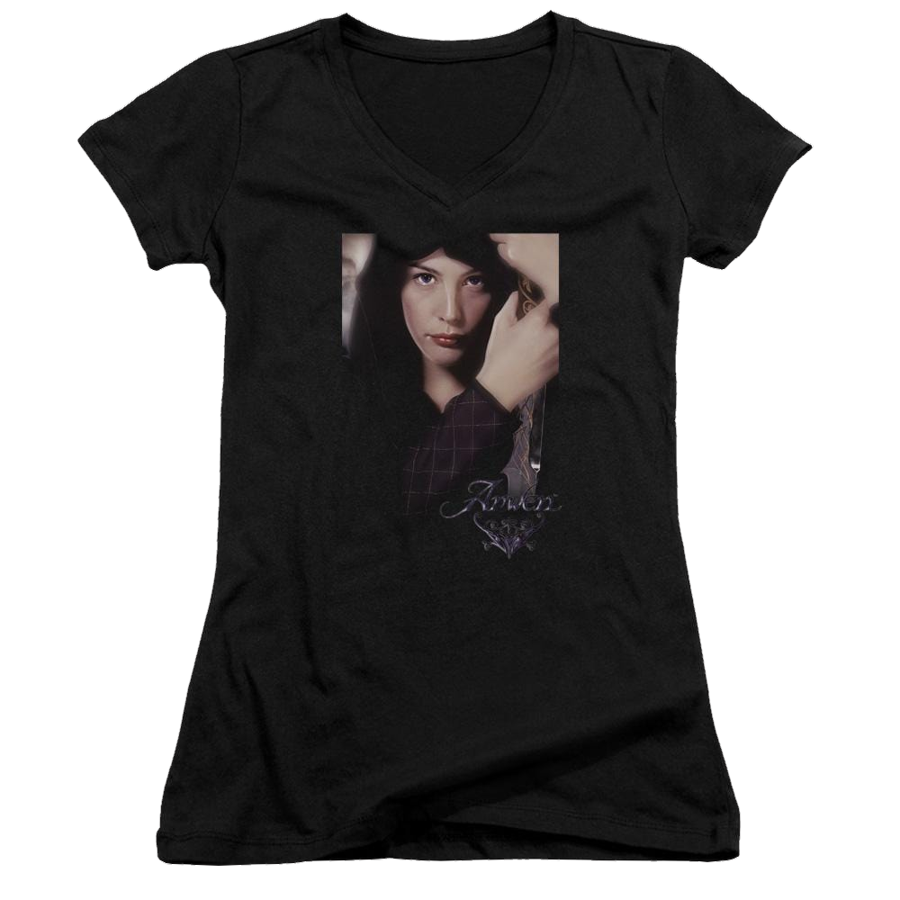 Lord of the Rings Arwen Juniors V-Neck T-Shirt Juniors V-Neck T-Shirt Lord Of The Rings