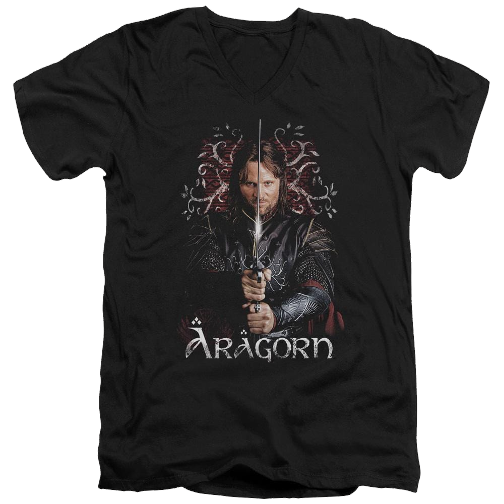 Lord of the Rings Aragorn Men's V-Neck T-Shirt Men's V-Neck T-Shirt Lord Of The Rings