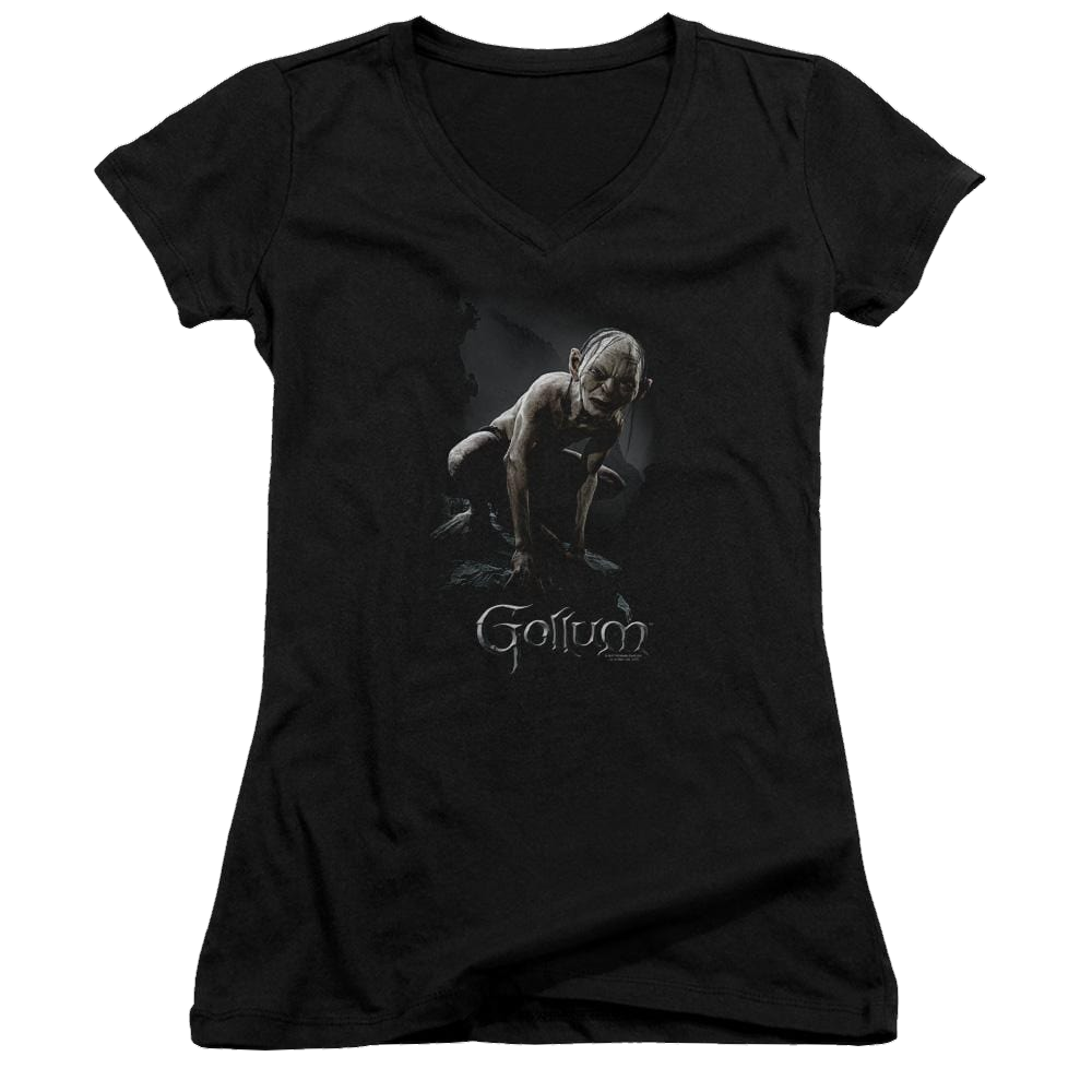 Lord of the Rings Gollum Juniors V-Neck T-Shirt Juniors V-Neck T-Shirt Lord Of The Rings
