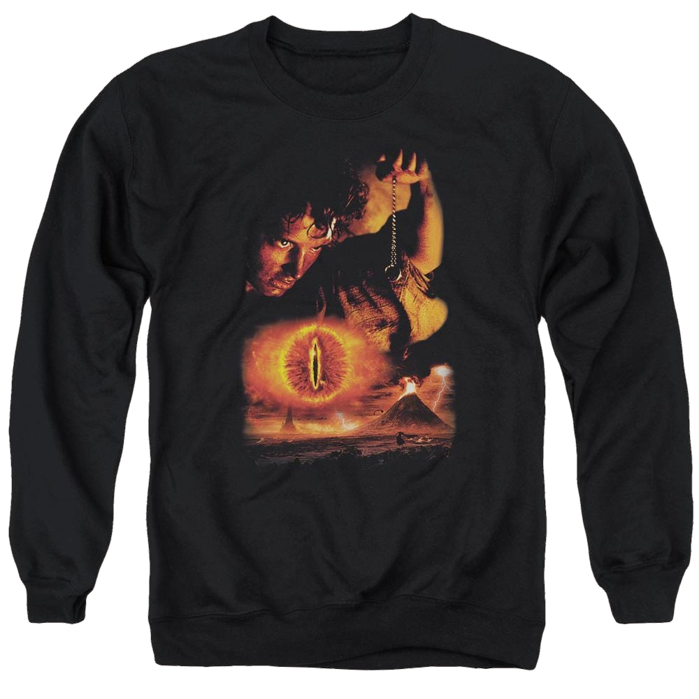 Lord of the Rings Destroy The Ring Men's Crewneck Sweatshirt Men's Crewneck Sweatshirt Lord Of The Rings