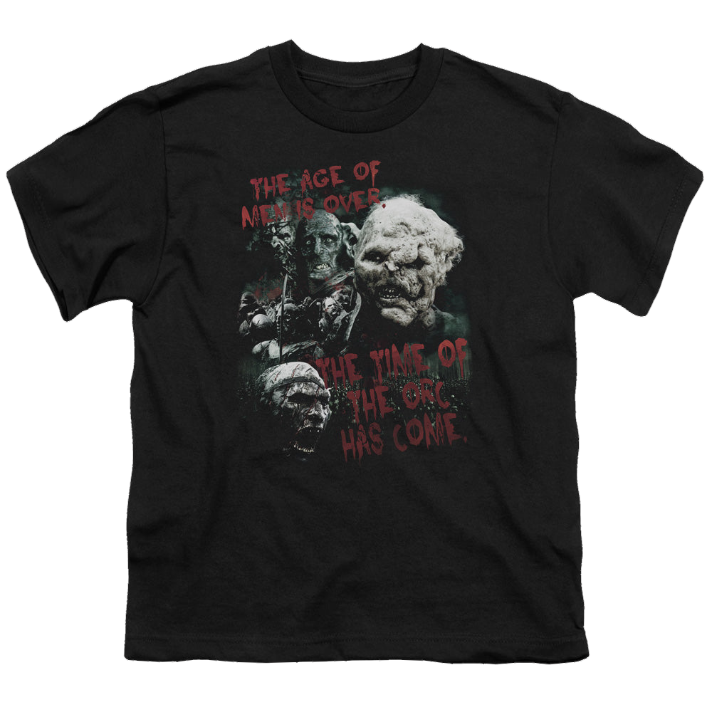 Lord of the Rings Trilogy, The Time Of The Orc - Youth T-Shirt Youth T-Shirt (Ages 8-12) Lord Of The Rings