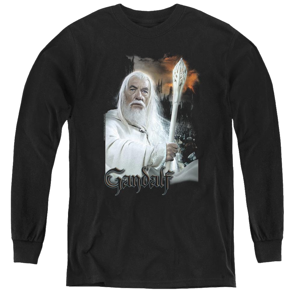 Lord Of The Rings Trilogy, The Gandalf - Youth Long Sleeve T-Shirt Youth Long Sleeve T-Shirt Lord Of The Rings