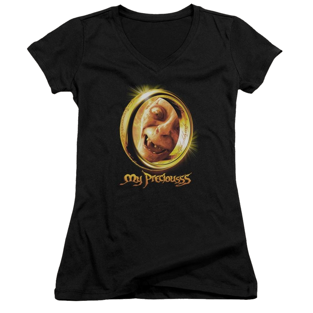 Lord of the Rings My Precious Juniors V-Neck T-Shirt Juniors V-Neck T-Shirt Lord Of The Rings
