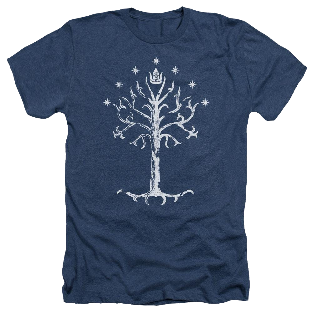 Lord of the Rings Tree Of Gondor Men's Heather T-Shirt Men's Heather T-Shirt Lord Of The Rings