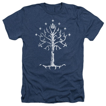 Lord of the Rings Tree Of Gondor Men's Heather T-Shirt Men's Heather T-Shirt Lord Of The Rings