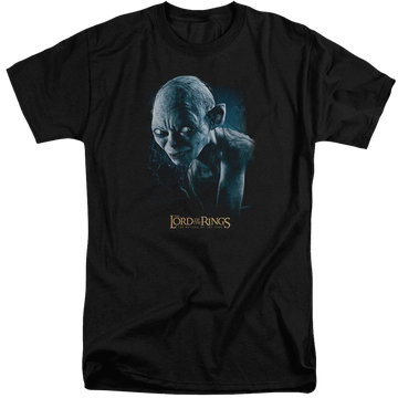Black men's tall fit t-shirt with Lord of the Rings Sneaking graphic
