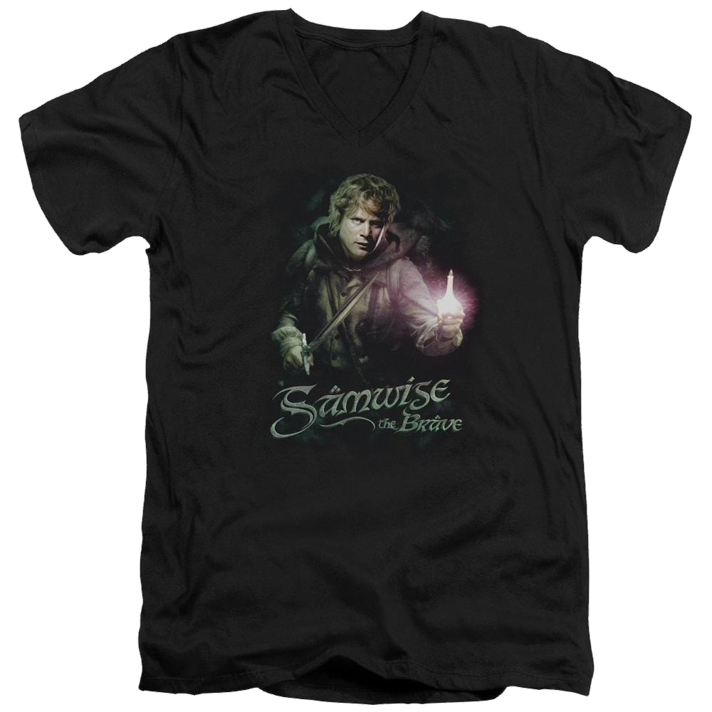 Lord of the Rings Samwise The Brave Men's V-Neck T-Shirt Men's V-Neck T-Shirt Lord Of The Rings