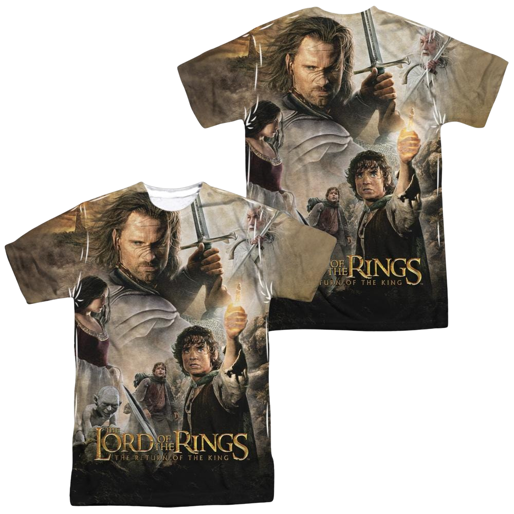 Lord of the Rings King Poster Men's All Over Print T-Shirt Men's All-Over Print T-Shirt Lord Of The Rings