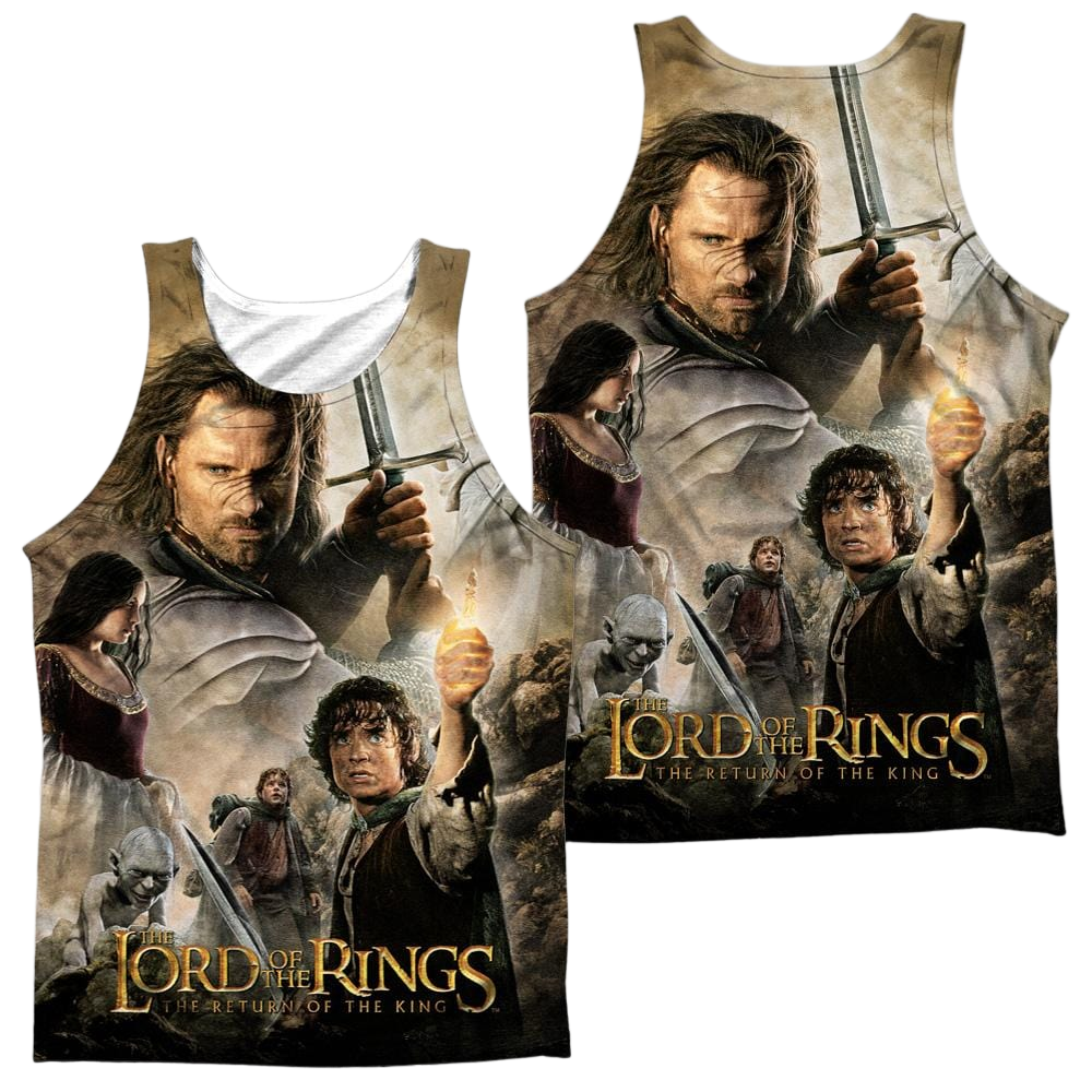 Lord of the Rings King Poster Men's All Over Print Tank Men's All Over Print Tank Lord Of The Rings