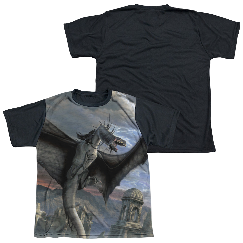 Lord of the Rings Trilogy, The Fellbeast - Youth Black Back T-Shirt Youth Black Back T-Shirt (Ages 8-12) Lord Of The Rings