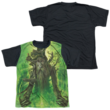 Lord of the Rings Treebeard youth black back t-shirt for ages 8 to 12