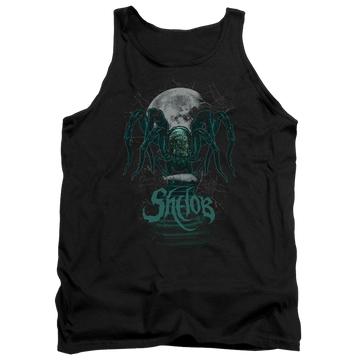 Black men's tank with Lord of the Rings Shelob graphic