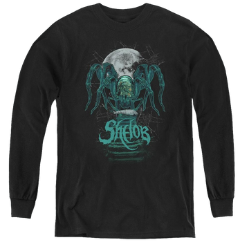Black youth long sleeve t-shirt with Lord of the Rings Shelob™ - Shirts graphic