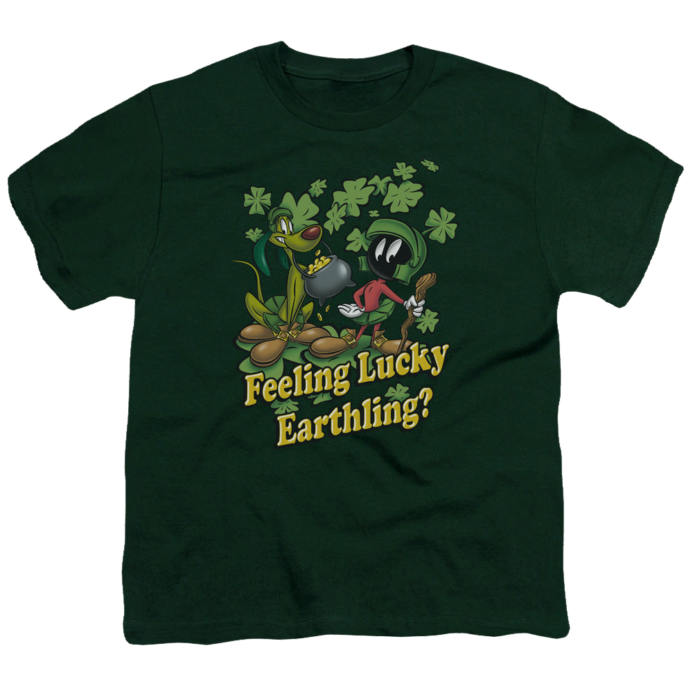 St. Patrick's Day Looney Tunes/Feeling Lucky - Youth T-Shirt Youth T-Shirt (Ages 8-12) St. Patrick's Day