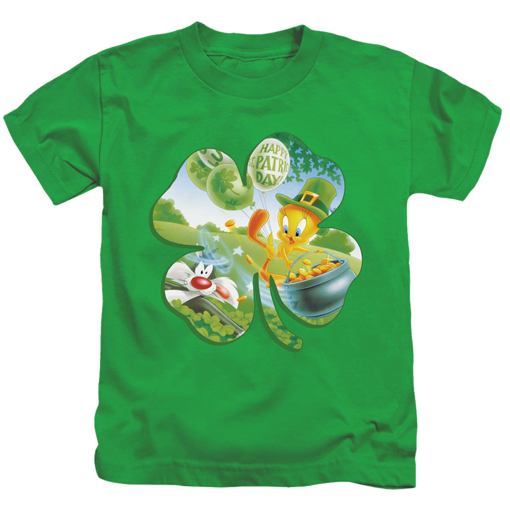 St. Patrick's Day Looney Tunes/Tweety Shamrock - Kid's T-Shirt Kid's T-Shirt (Ages 4-7) St. Patrick's Day