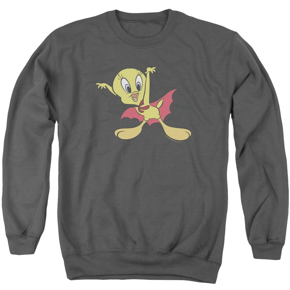 Looney Tunes Vampire Tweety Men's Crewneck Sweatshirt Men's Crewneck Sweatshirt Looney Tunes