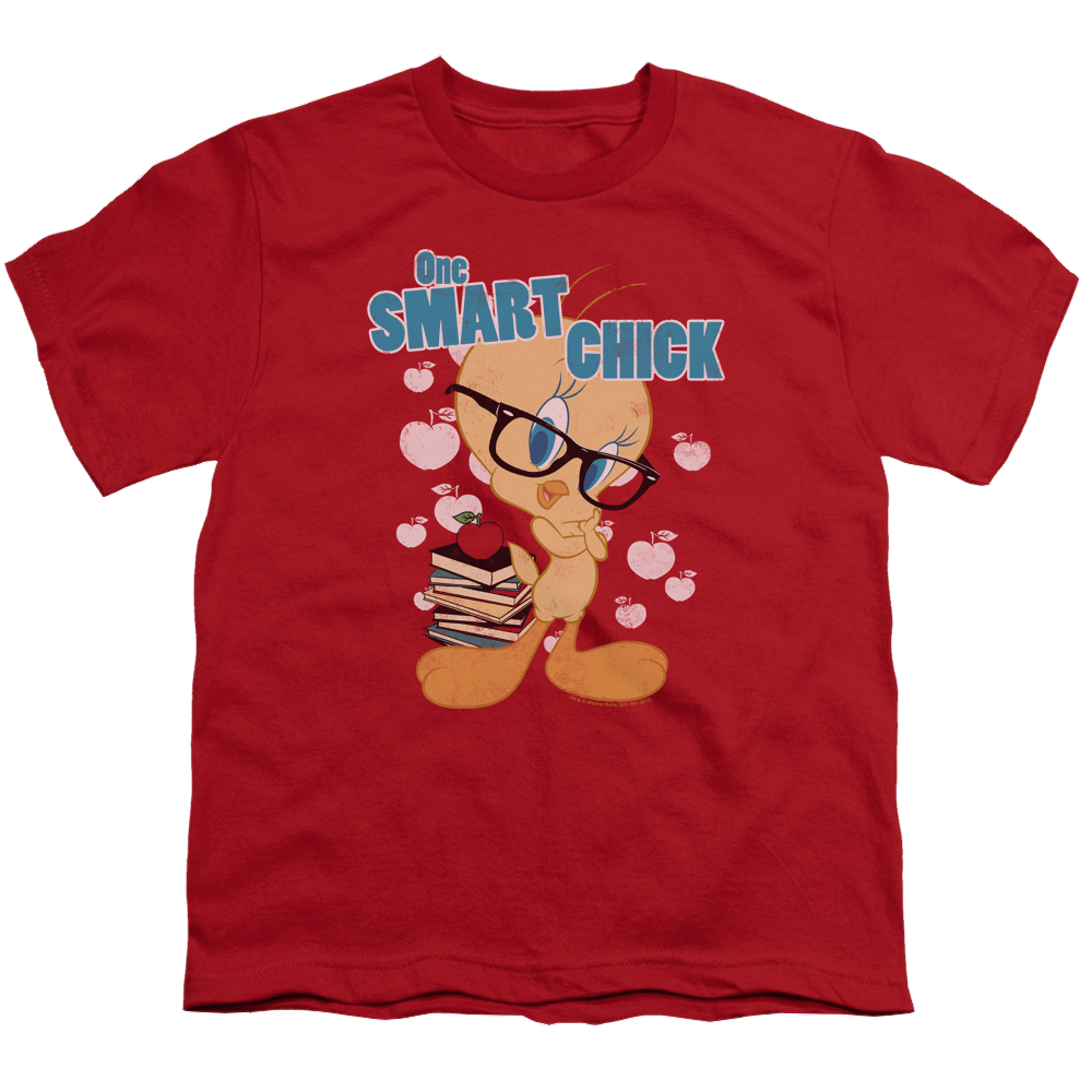 Looney Tunes One Smart Chick - Youth T-Shirt Youth T-Shirt (Ages 8-12) Looney Tunes