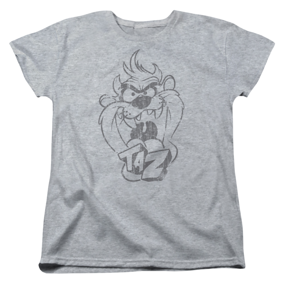 Looney Tunes Faded Taz Women's T-Shirt Women's T-Shirt Looney Tunes