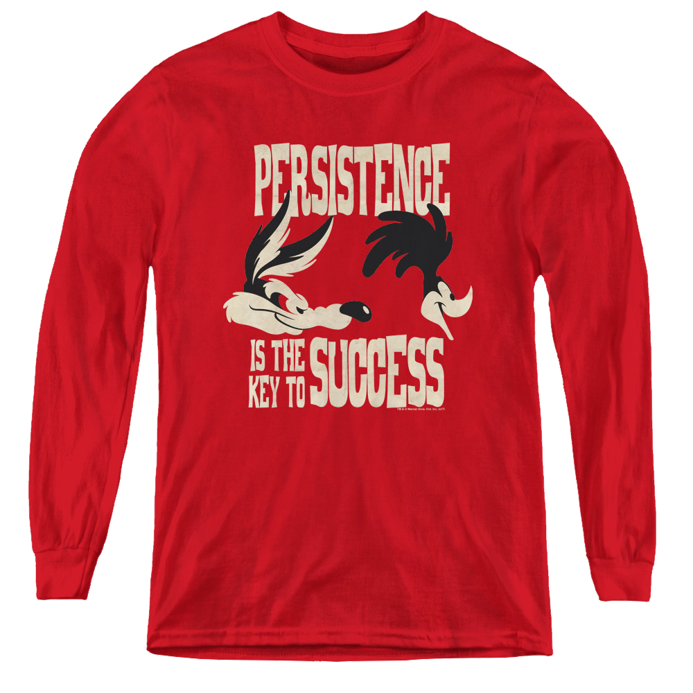 Looney Tunes Persistence - Youth Long Sleeve T-Shirt Youth Long Sleeve T-Shirt Looney Tunes