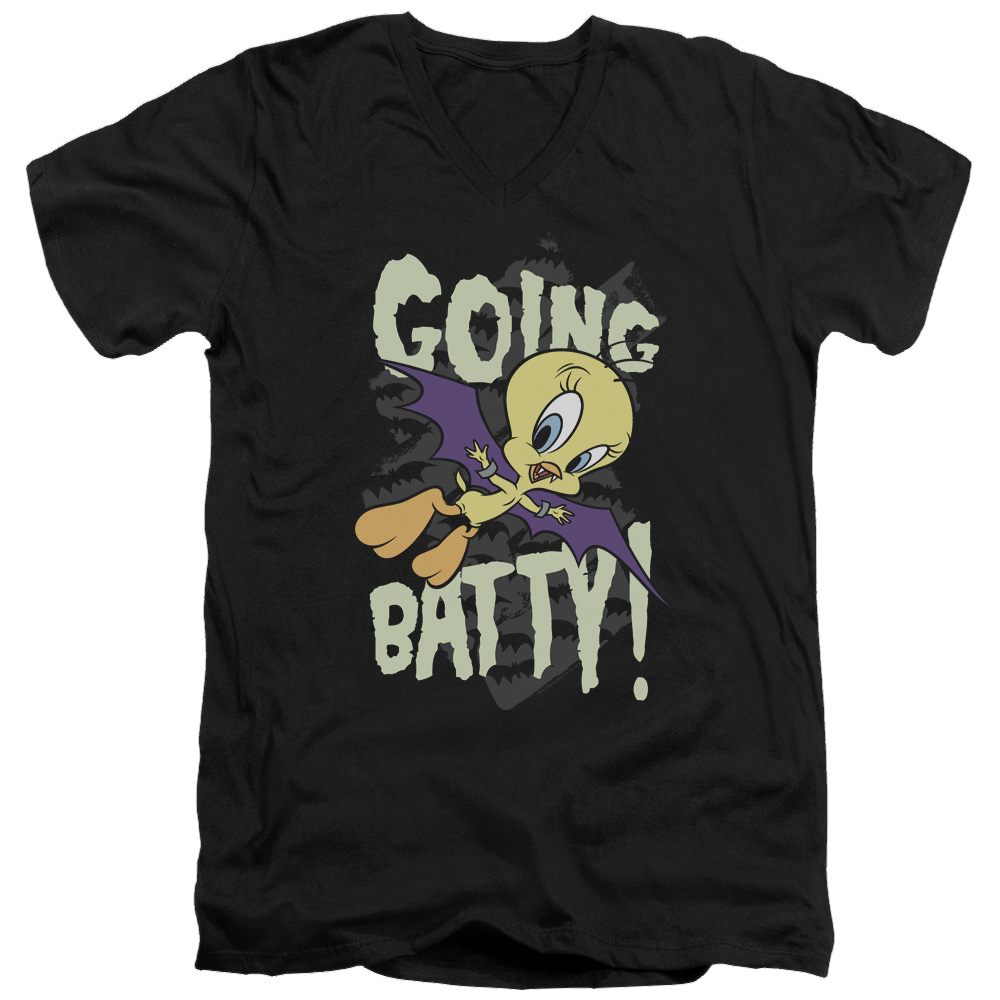 Looney Tunes Going Batty Men's V-Neck T-Shirt Men's V-Neck T-Shirt Looney Tunes