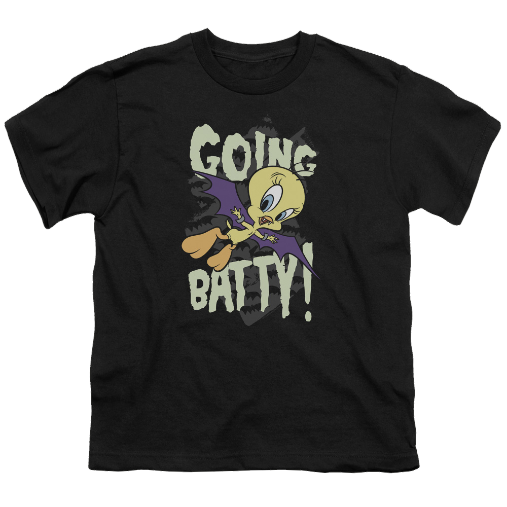 Looney Tunes Going Batty - Youth T-Shirt Youth T-Shirt (Ages 8-12) Looney Tunes