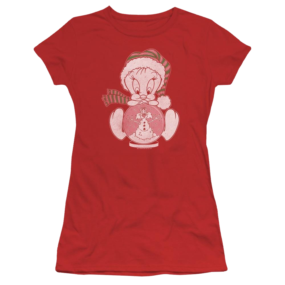 Looney Tunes Tweey Globe Juniors T-Shirt Juniors T-Shirt Looney Tunes