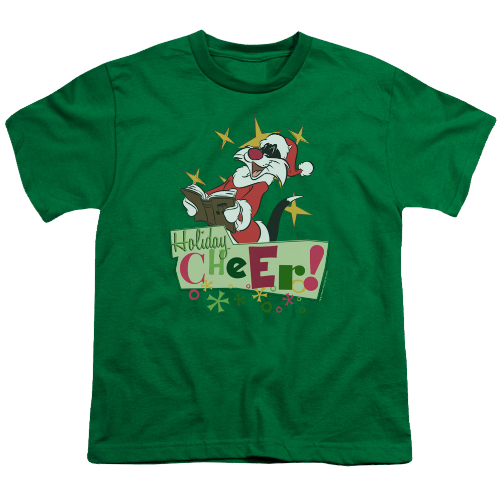 Looney Tunes Cheer Sylvester - Youth T-Shirt Youth T-Shirt (Ages 8-12) Looney Tunes