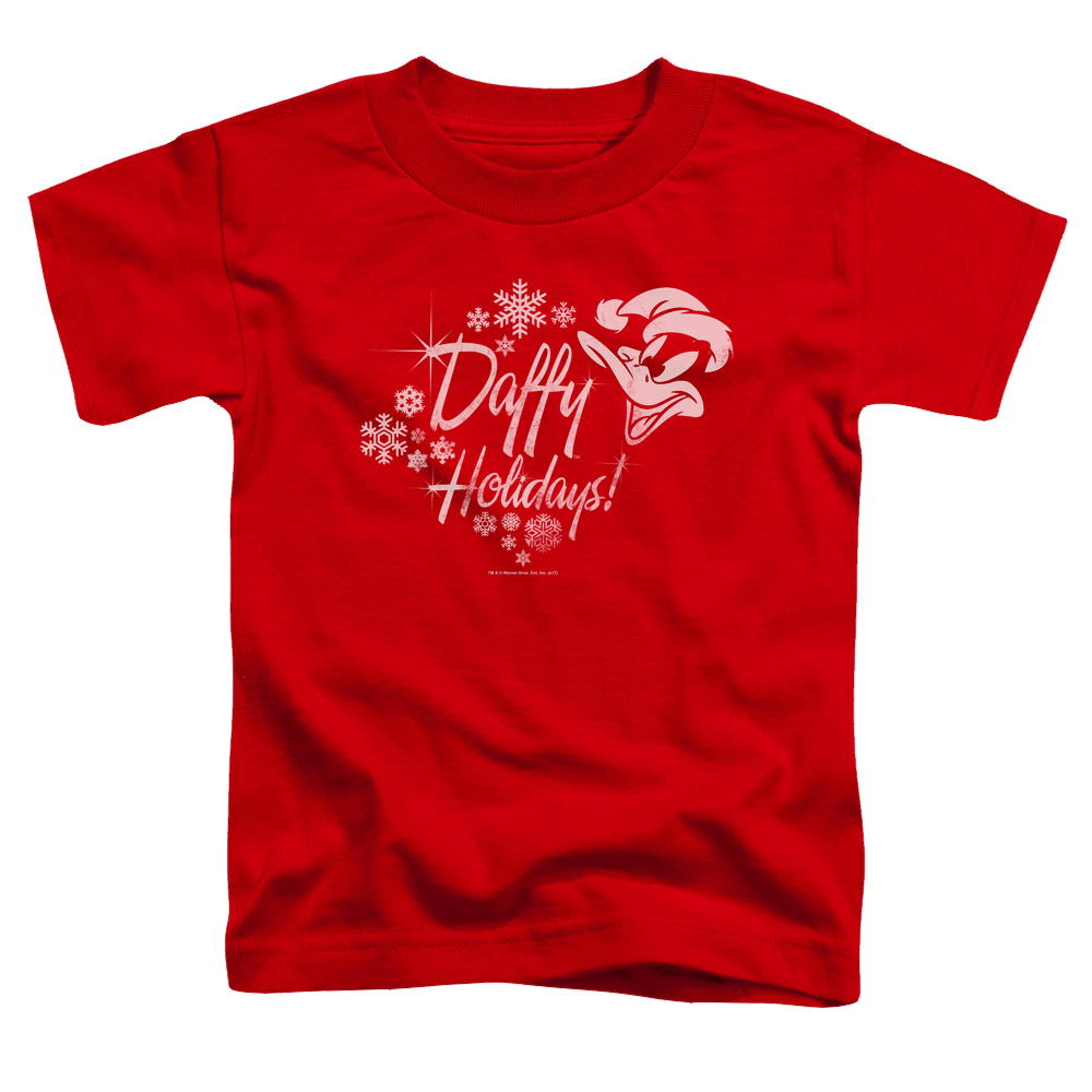 Looney Tunes Daffy Holidays - Kid's T-Shirt Kid's T-Shirt (Ages 4-7) Looney Tunes