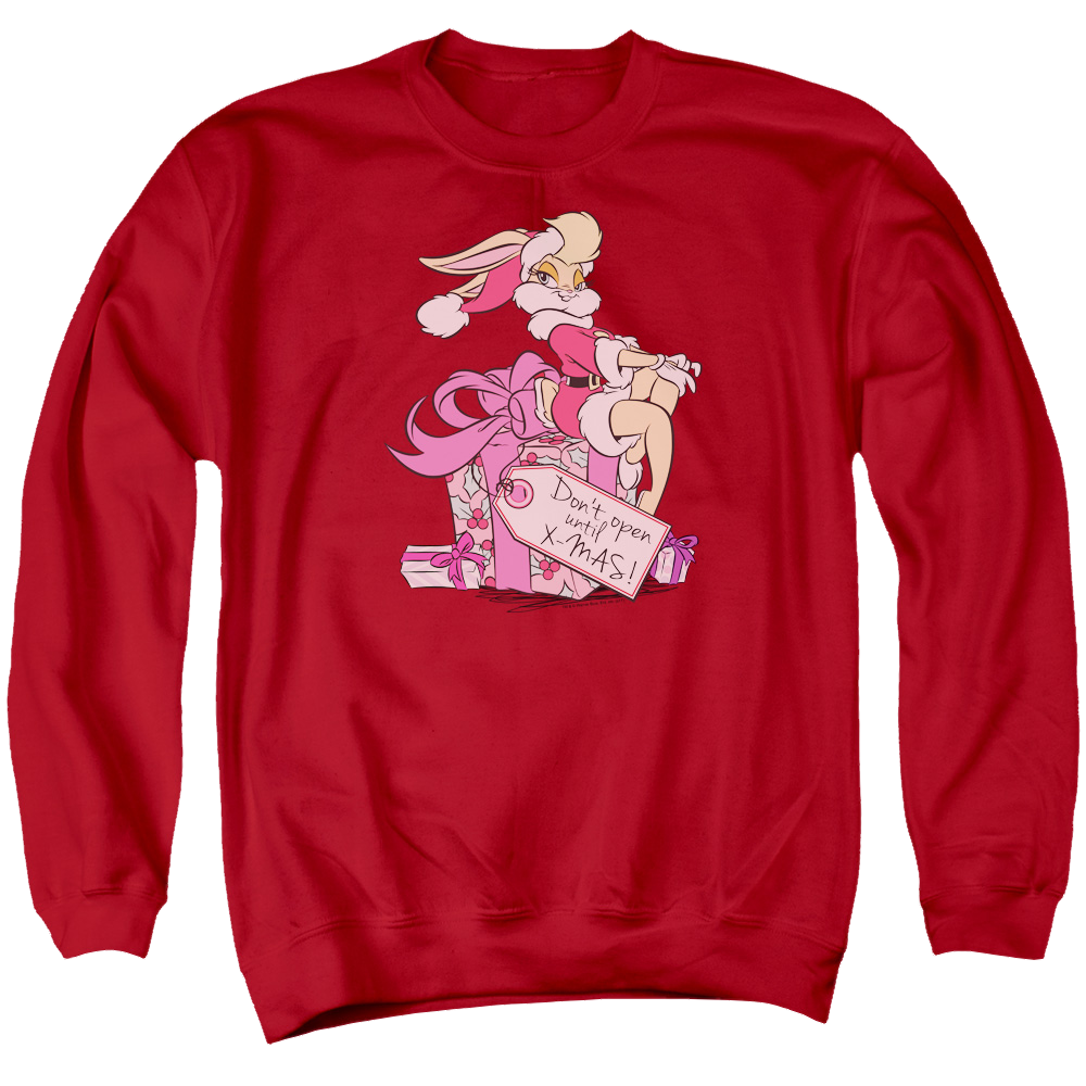 Looney Tunes Lola Present Men's Crewneck Sweatshirt Men's Crewneck Sweatshirt Looney Tunes
