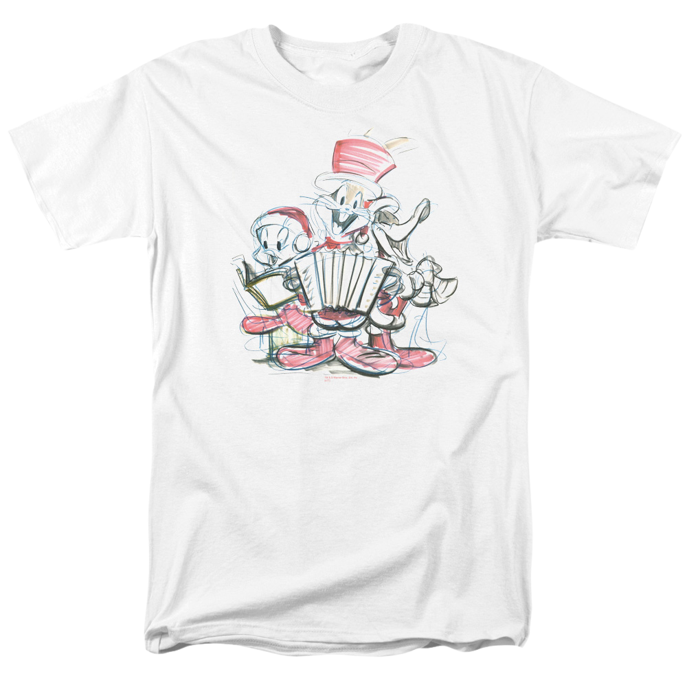 Looney Tunes Holiday Sketch Men's Regular Fit T-Shirt Men's Regular Fit T-Shirt Looney Tunes