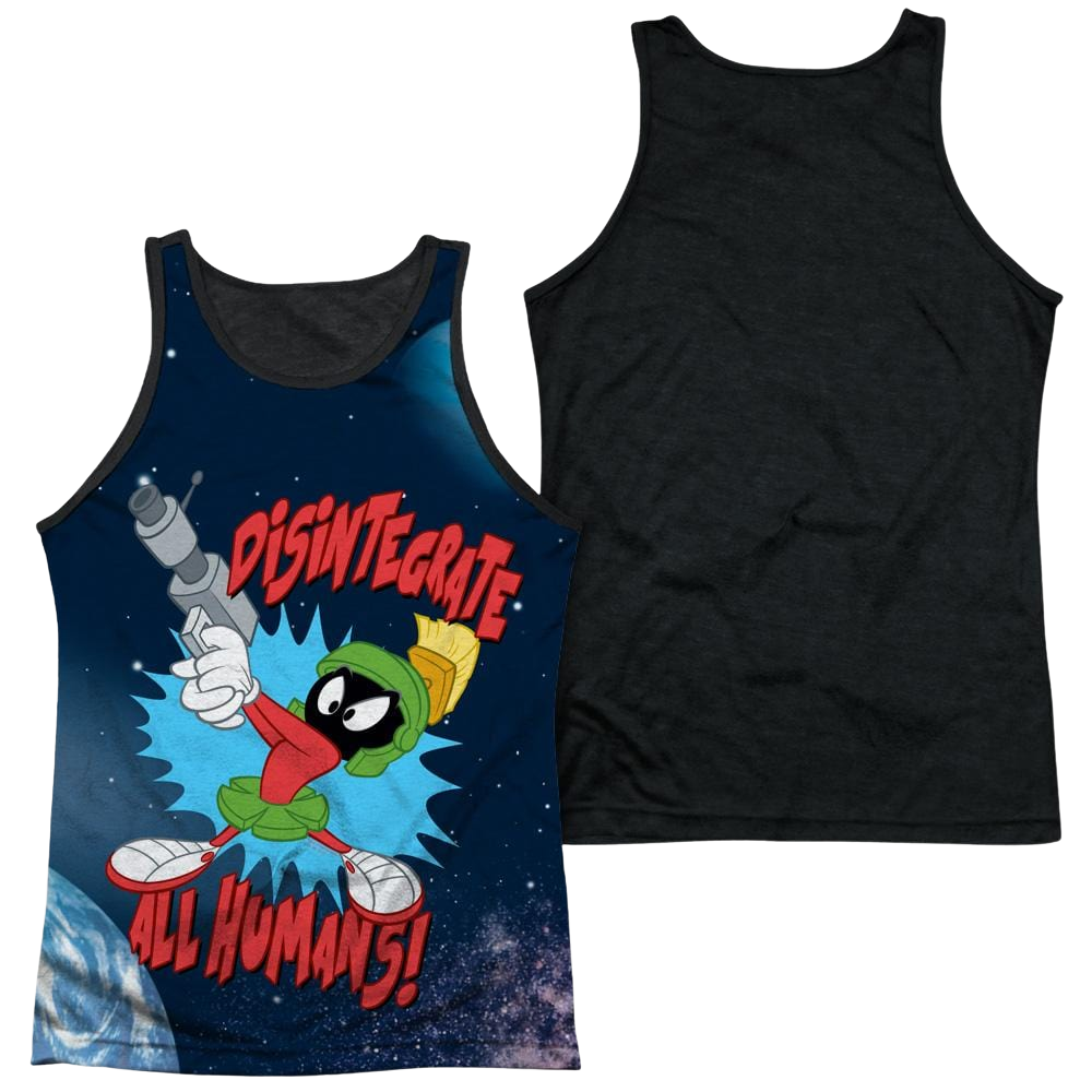 Looney Tunes Disintegrate Men's Black Back Tank Men's Black Back Tank Looney Tunes