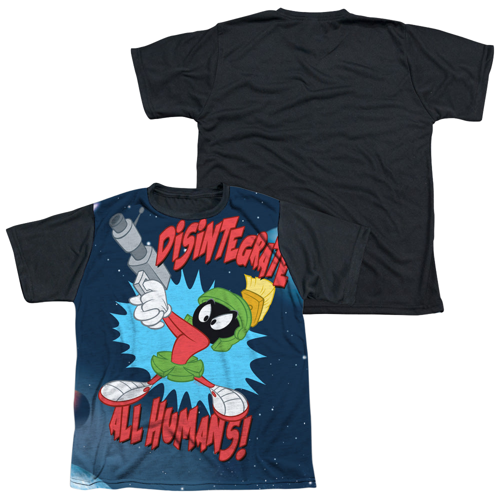 Looney Tunes Disintegrate - Youth Black Back T-Shirt Youth Black Back T-Shirt (Ages 8-12) Looney Tunes
