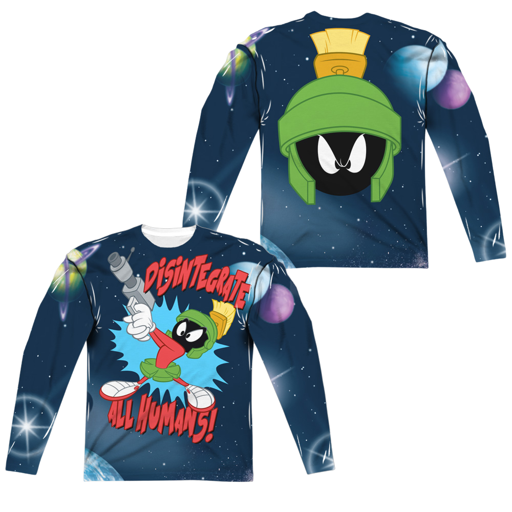 Looney Tunes Disintergrate Men's All-Over Print T-Shirt Men's All-Over Print Long Sleeve Looney Tunes