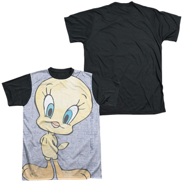 Looney Tunes Tweety Girl men's black back t-shirt